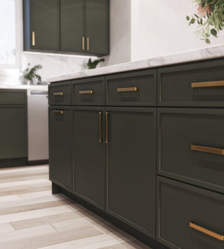 Slim Aston Green Shaker 10x10 Kitchen - homecabinets