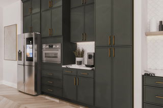 Slim Aston Green Shaker 10x10 Kitchen - homecabinets
