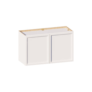 Slim Dove White - 30"W × 18"H Standard Wall Cabinet - homecabinets