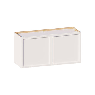 Slim Dove White - 36"W × 18"H Standard Wall Cabinet - homecabinets