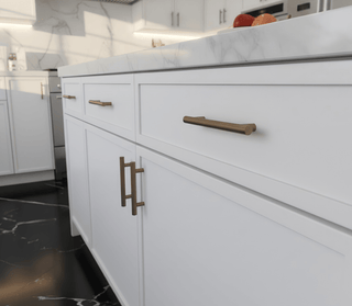Slim Dove White - 36"W Lazy Susan Base Cabinet - homecabinets