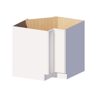 Slim Dove White - 36"W Lazy Susan Base Cabinet - homecabinets