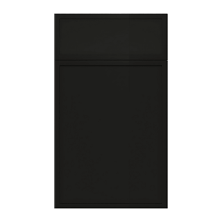 Slim Iron Black Shaker 10x10 Kitchen - homecabinets