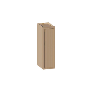 Slim White Oak - 09"W × 30"H Standard Wall Cabinet - homecabinets