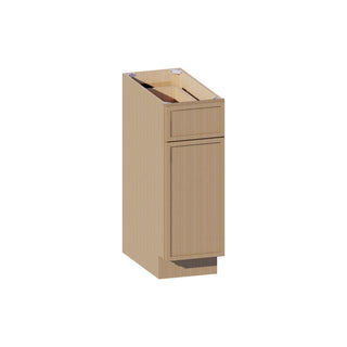 Slim White Oak - 12"W Standard Base Cabinet - homecabinets