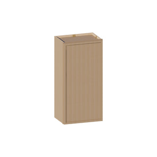 Slim White Oak - 18"W × 36"H Standard Wall Cabinet - homecabinets