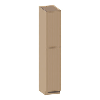 Slim White Oak - 18"W × 96"H Tall Pantry Cabinet - homecabinets