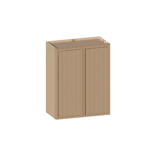 Slim White Oak - 24"W × 30"H Standard Wall Cabinet - homecabinets