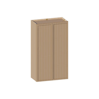 Slim White Oak - 24"W × 42"H Standard Wall Cabinet - homecabinets