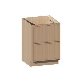 Slim White Oak - 24"W Drawer Base Cabinet - homecabinets