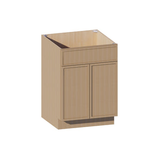 Slim White Oak - 24"W Standard Base Cabinet - homecabinets