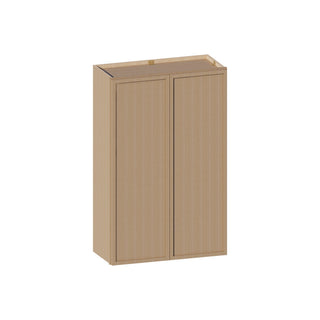Slim White Oak - 27"W × 42"H Standard Wall Cabinet - homecabinets
