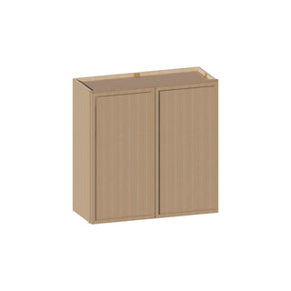 Slim White Oak - 30"W × 30"H Standard Wall Cabinet - homecabinets