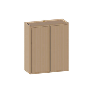 Slim White Oak - 30"W × 36"H Standard Wall Cabinet - homecabinets