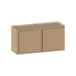 Slim White Oak - 36"W × 18"H Standard Wall Cabinet - homecabinets