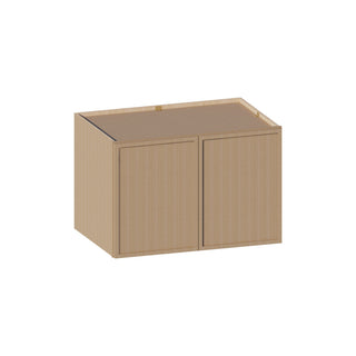 Slim White Oak - 36"W × 24"H Deep (24") Wall Bridge Cabinet - homecabinets