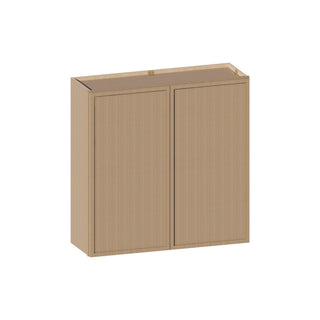 Slim White Oak - 36"W × 36"H Standard Wall Cabinet - homecabinets