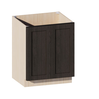 Smokey Ash - 27"W Full - Height Door Base Cabinet - homecabinets