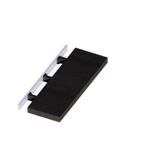 Smokey Ash - 30"W × 2 - 3/16"H Floating Shelf - homecabinets
