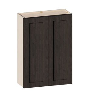 Smokey Ash - 30"W × 42"H Standard Wall Cabinet - homecabinets