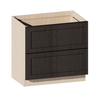 Smokey Ash - 30"W Drawer Base Cabinet - homecabinets