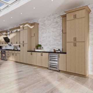 Slim White Oak - 09"W × 42"H Standard Wall Cabinet - homecabinets