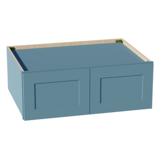 TG - W331224: Soft Green Shaker 33"W x 12"H x 24"D 2 Doors Standard Bridge Wall Cabinet - homecabinets