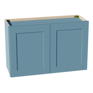 TG - W3321: Soft Green Shaker 33"W x 21"H 2 Doors Standard Wall Bridge Cabinet - homecabinets