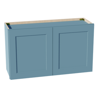 TG - W3621: Soft Green Shaker 36"W x 21"H 2 Doors Standard Wall Bridge Cabinet - homecabinets