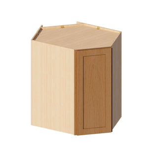 Treasure Chest - 24"W × 36"H Diagonal Corner Wall Cabinet - homecabinets