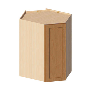 Treasure Chest - 24"W × 42"H Diagonal Corner Wall Cabinet - homecabinets