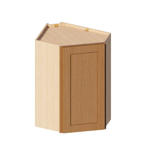 Treasure Chest - 27"W × 36"H Diagonal Corner Wall Cabinet - homecabinets