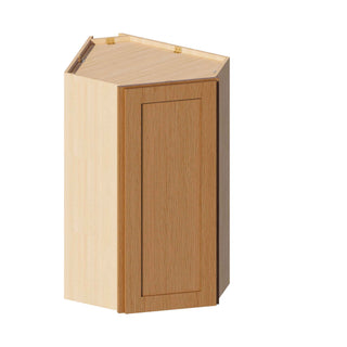 Treasure Chest - 27"W × 42"H Diagonal Corner Wall Cabinet - homecabinets