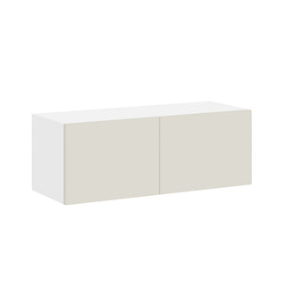 Frameless Matte Ivory - 33"W × 12"H Standard Wall Cabinet