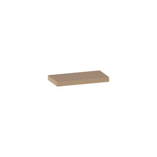 White Oak - 24"W × 2 - 1/16"H Floating Shelf - homecabinets