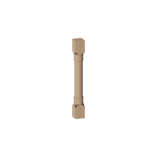 White Oak - 3"W × 34 - 1/2"L Classic Decorative Leg - homecabinets
